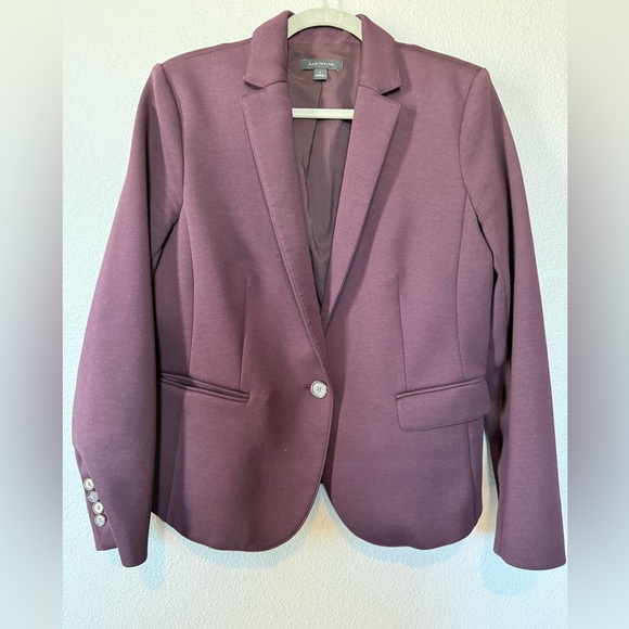 Ann Taylor Jackets & Blazers - Ann Taylor Deep Purple (Midnight Fig) Blazer